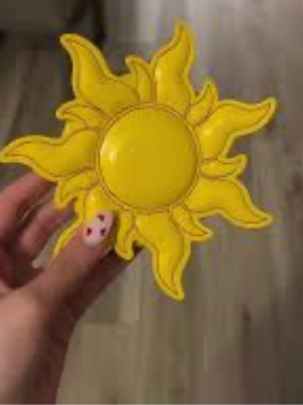 Yellow Sunburst Wall Accent - Decorative Home Wall Decor Coin Wallet